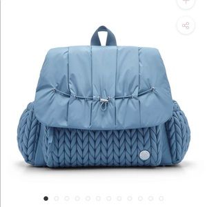 Happ brand blue diaper bag- like new!!